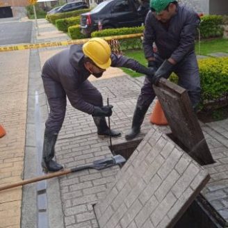 limpieza de alcantarillas